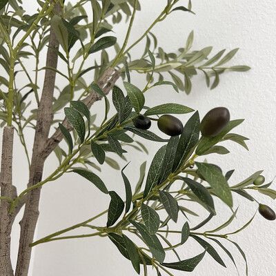 6ft artificial olive tree with realistic leaves and branches perfect for home decor
