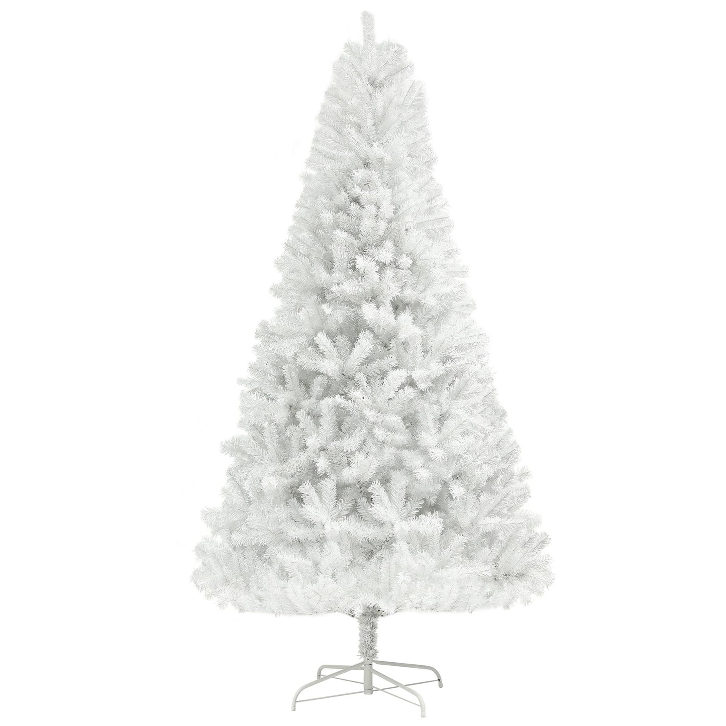 6ft white artificial Christmas tree with a full and fluffy design for festive decorations