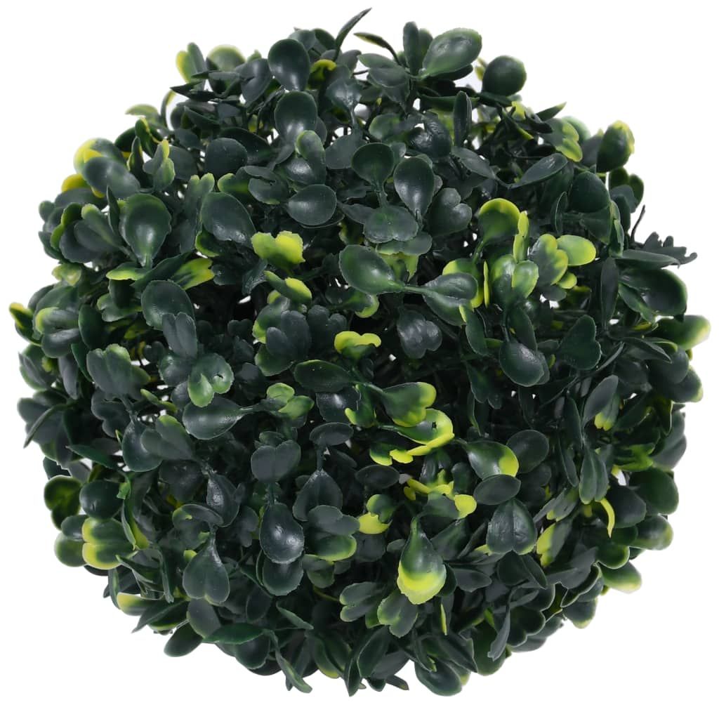 Artificial boxwood balls for decor in vibrant green for indoor and outdoor styling