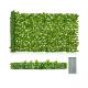 Artificial ivy privacy fence panels for enhancing outdoor spaces with greenery