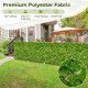Artificial ivy privacy fence designed for backyard decoration and enhanced privacy solutions