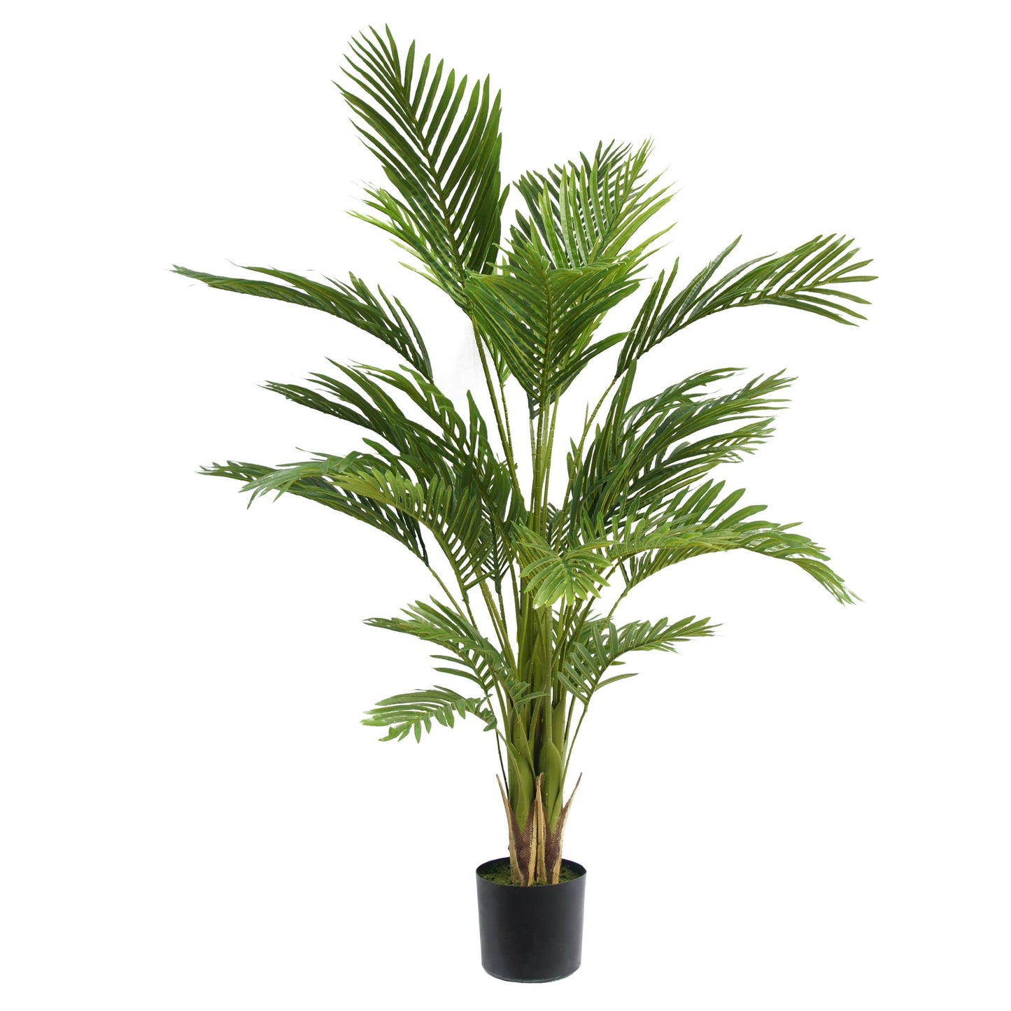 51 inch artificial palm tree in a black pot perfect for home or office decor