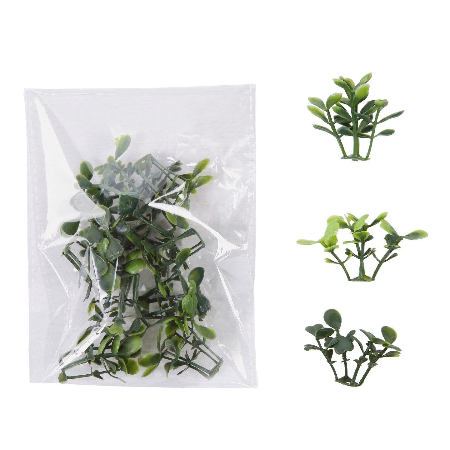 Pack of artificial spiral topiary for home decor and landscaping enhancements