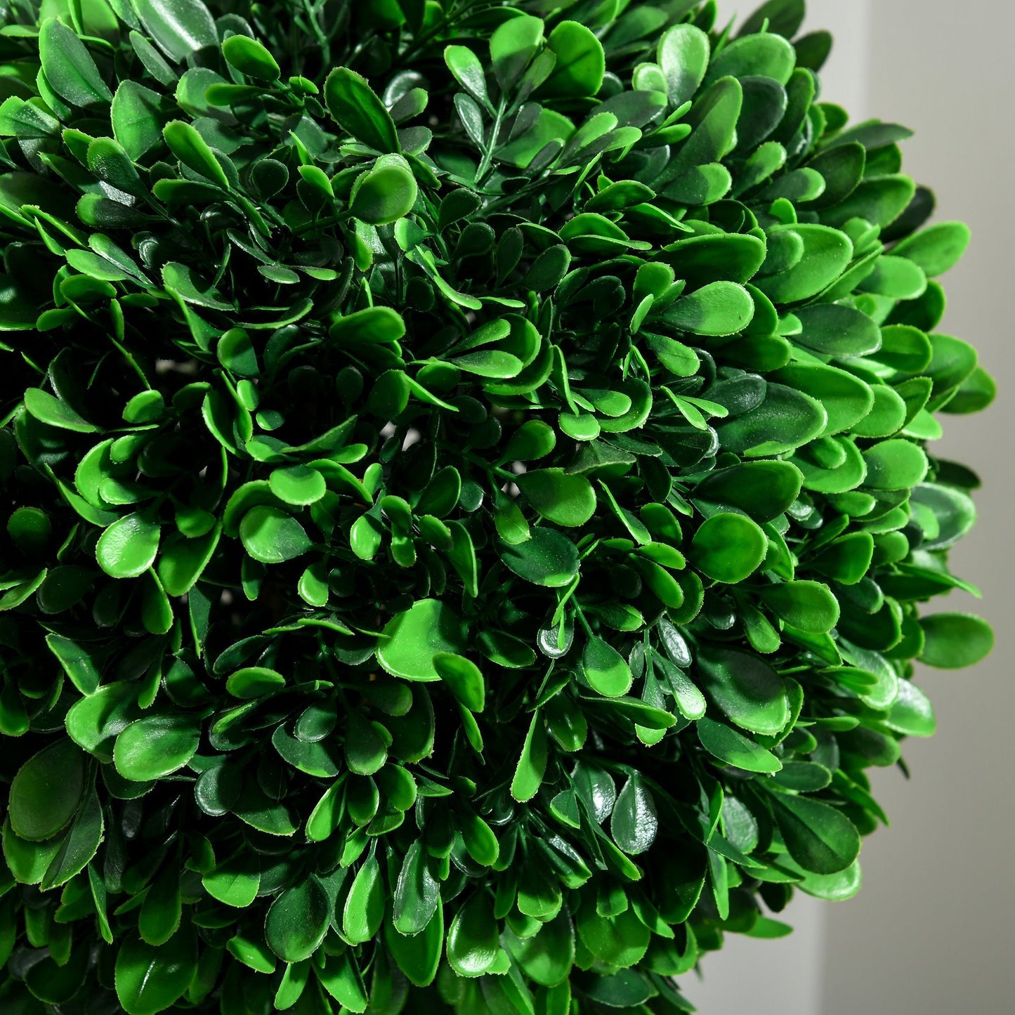 Lush artificial topiary tree 3ft with vibrant green leaves for home decor