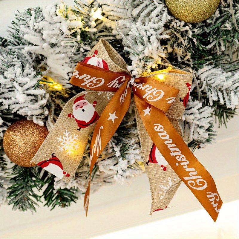 24-inch pine Christmas wreath adorned with festive decorations and a cheerful bow