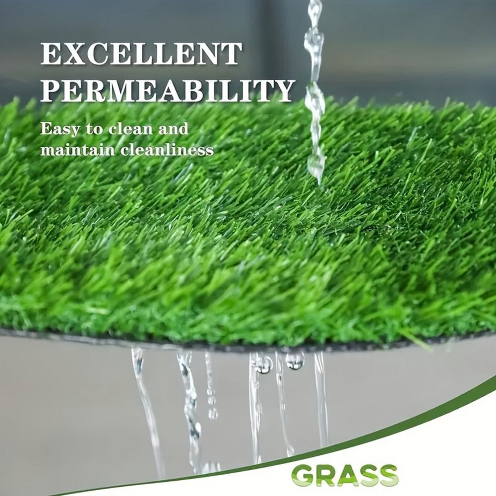 Premium artificial turf mat with excellent permeability, easy to clean and maintain cleanliness