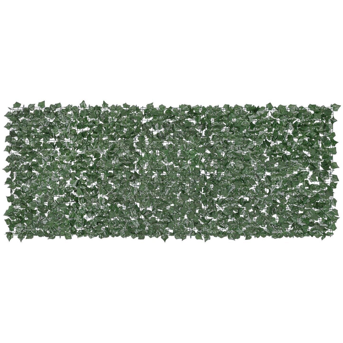 FauxMart.com artificial ivy privacy fence panel with dense green leaves for outdoor privacy