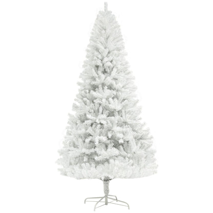 6ft white artificial Christmas tree with a full design and sturdy metal stand for festive decor