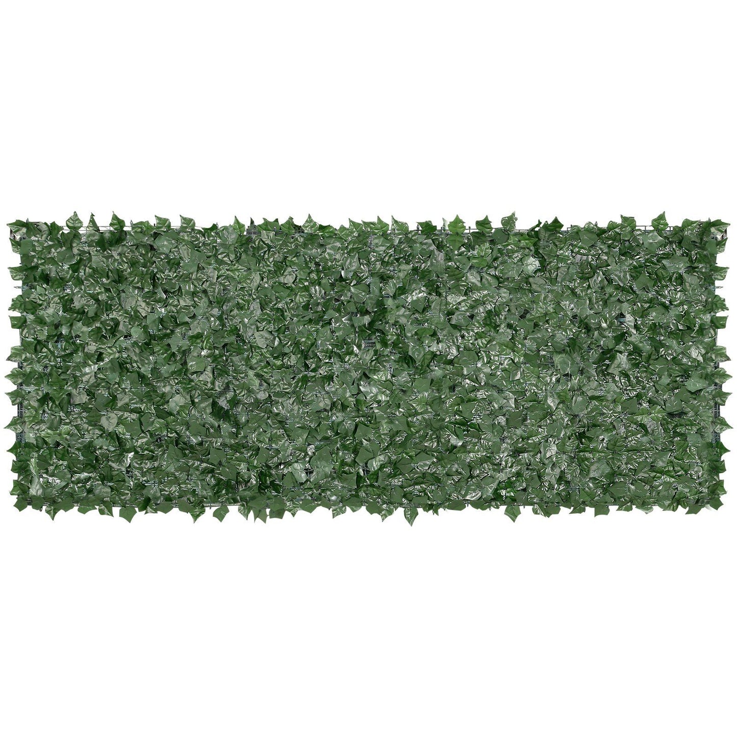FauxMart artificial ivy privacy fence screen with dense green leaves for outdoor decoration and privacy
