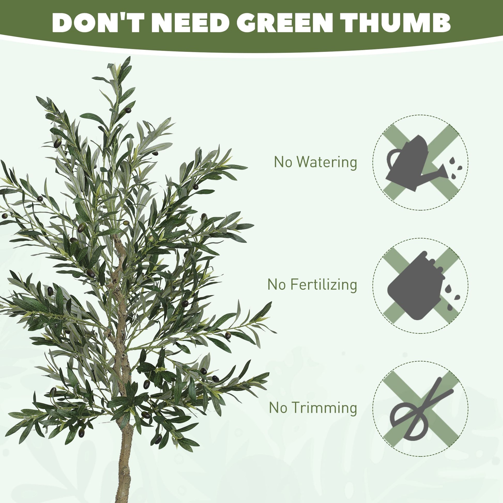 Artificial olive tree indoor from FauxMart.com with no watering fertilizing or trimming needed