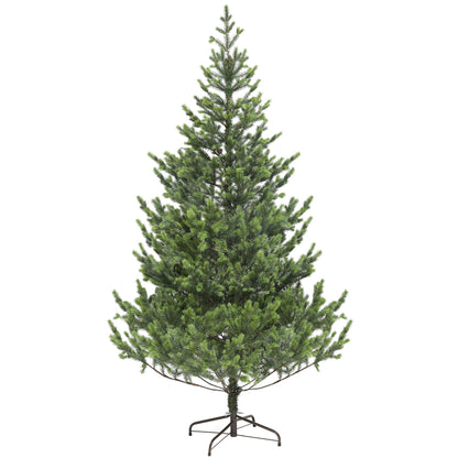 Sparse artificial Christmas tree with a classic design and a sturdy metal stand