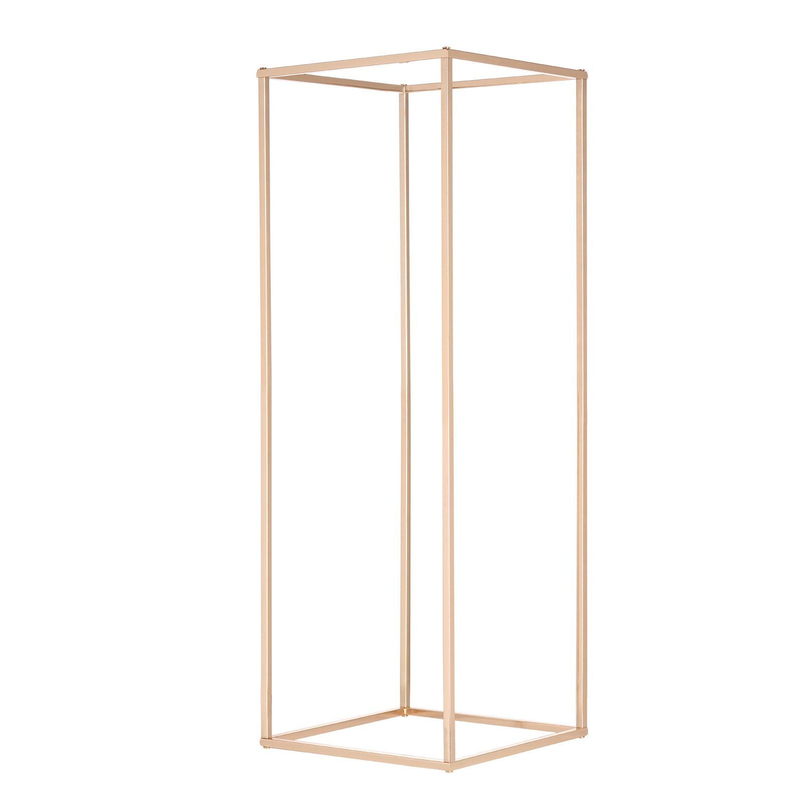Modern gold geometric flower stands for elegant floral displays and décor accents