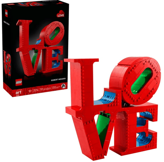 LEGO red roses bouquet set featuring colorful bricks for building a unique floral arrangement