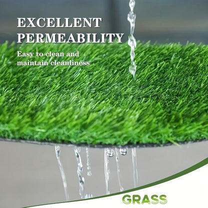 Premium artificial turf mat with excellent permeability, easy to clean and maintain cleanliness