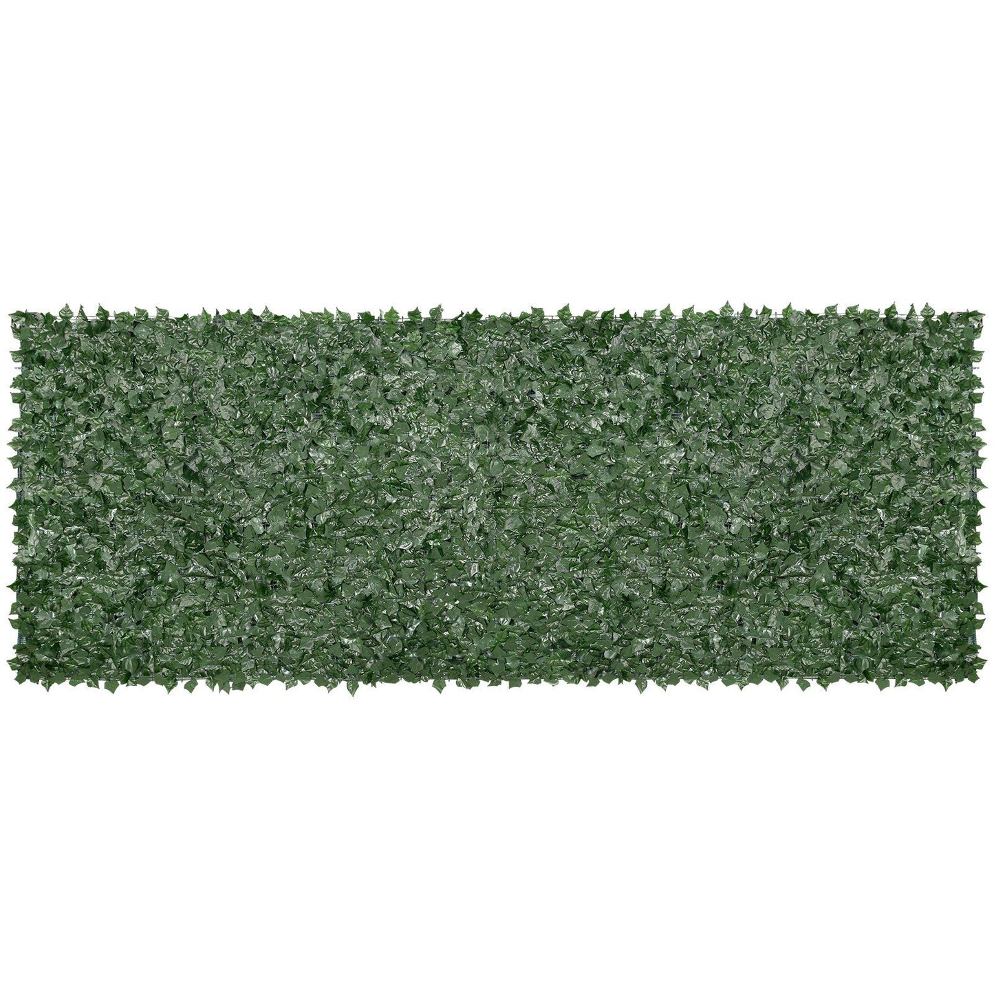 FauxMart.com artificial ivy privacy fence panel with dense green leaves for outdoor privacy
