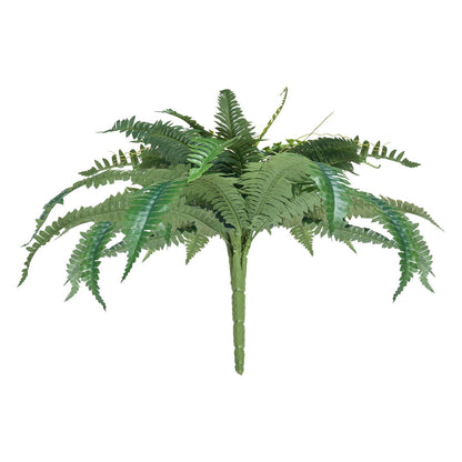 Artificial Boston ferns set with lush green leaves for home or office decor from FauxMart.com