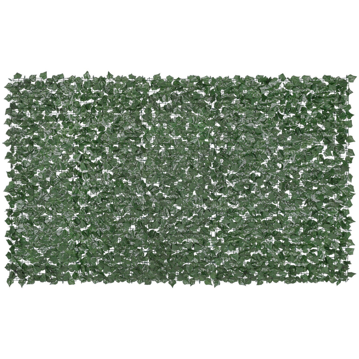 FauxMart.com artificial ivy privacy fence panel with dense green leaves for outdoor privacy
