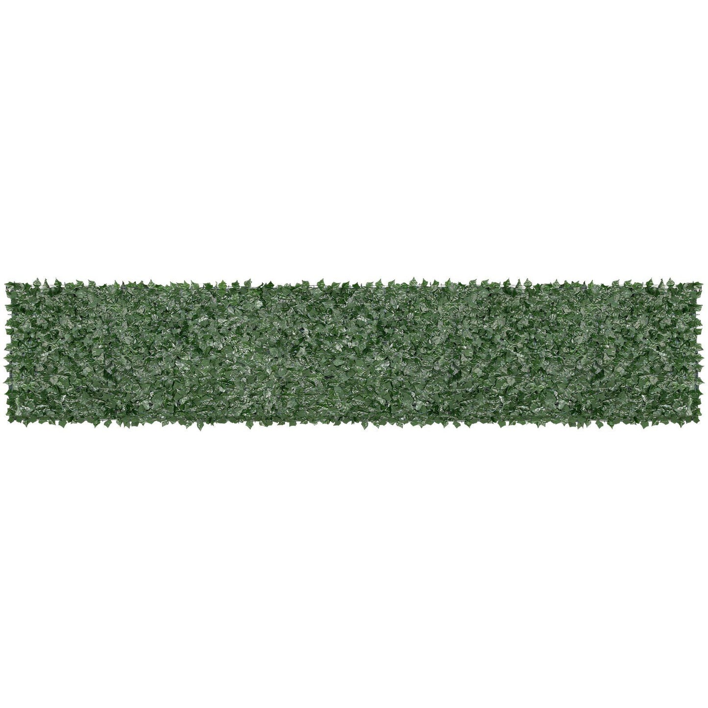 FauxMart.com artificial ivy privacy fence screen panel with dense green leaves for outdoor use